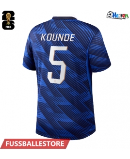 Günstige Frankreich Jules Kounde #5 Heimtrikot WM 2026 Kurzarm
